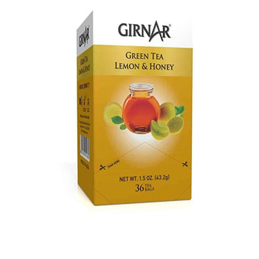 GIRNAR- Green Tea with Lemon & Honey -36 Tea Bags